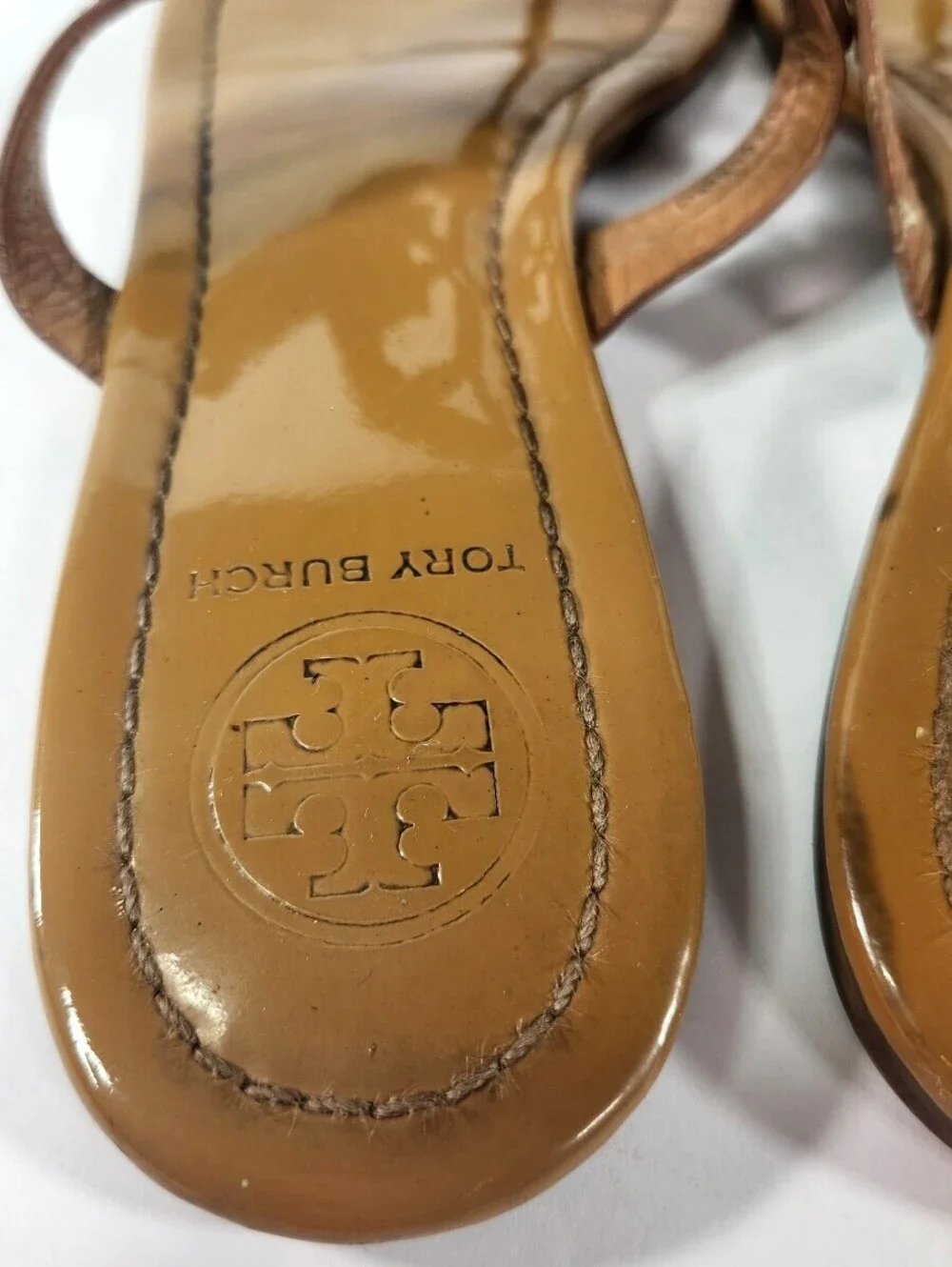 Tory Burch Miller Tan Sandals Size7